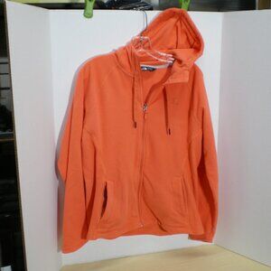 The North Face Coral Full Zippered Fleece Hoodie, Size XL